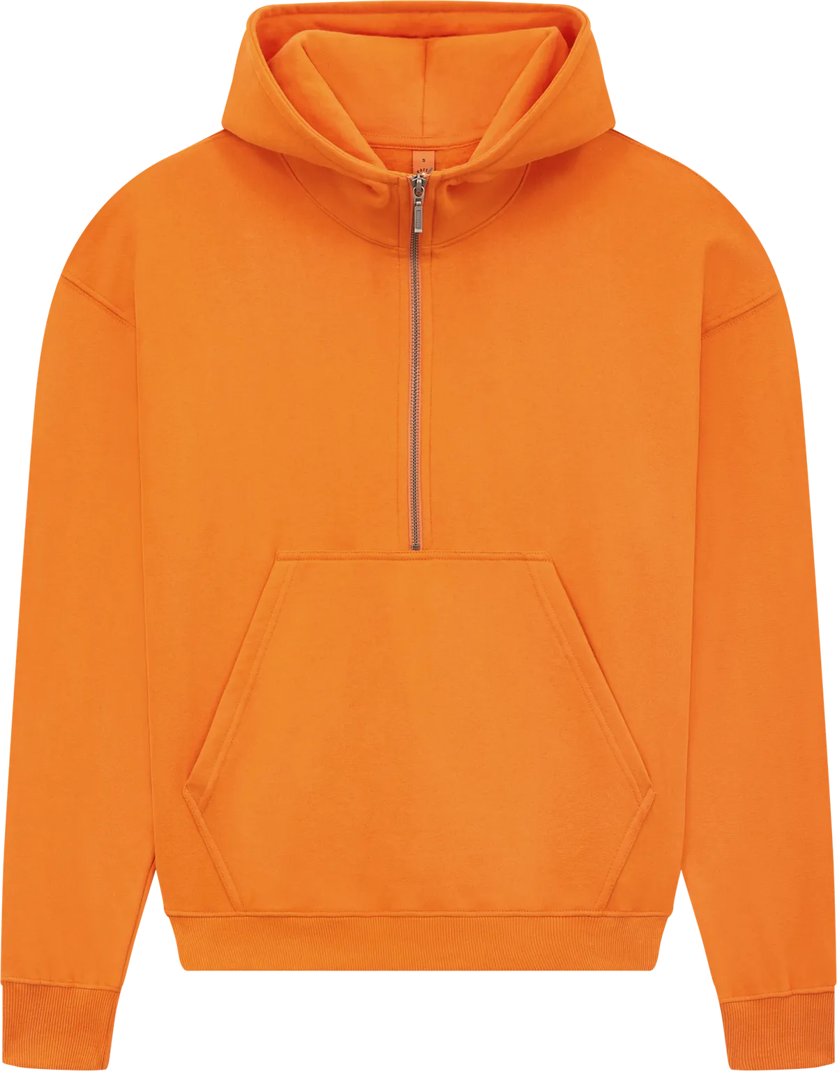 EP314-SUOR2 - Women's Half Zip Hoodie - Sueded Orange