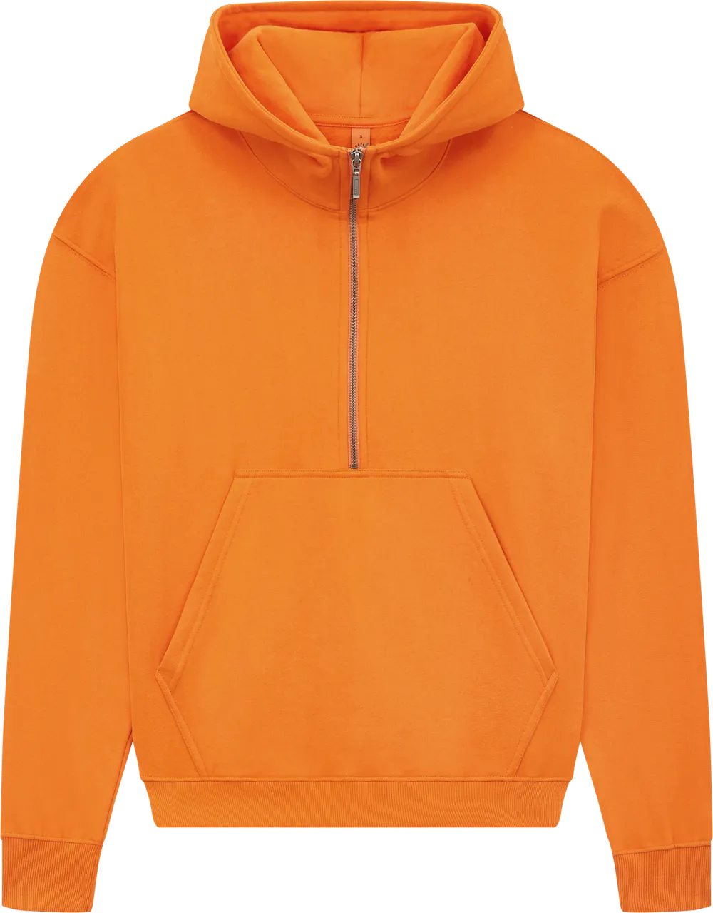 EP314-SUOR0 - Women's Half Zip Hoodie - Sueded Orange