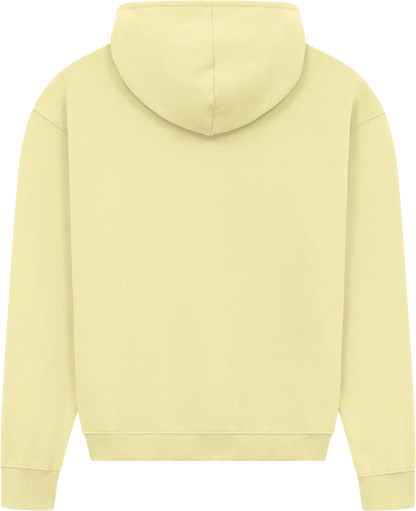 EP314-SUPLE3 - Women's Half Zip Hoodie - Sueded Pale Lemon
