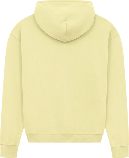 EP314-SUPLE4 - Women's Half Zip Hoodie - Sueded Pale Lemon