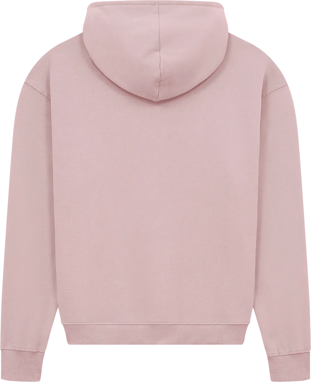 EP314-SUPR0 - Women's Half Zip Hoodie - Sueded Miami Pink