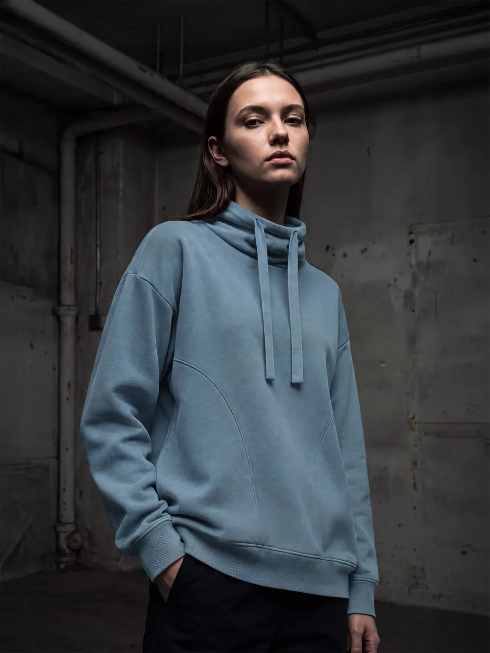 EP315 - Women's Funnel Neck Sweatshirt