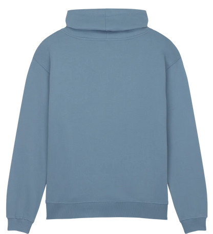 EP315-SUBD1 - Women's Funnel Neck Sweatshirt - Sueded Blue Dusk