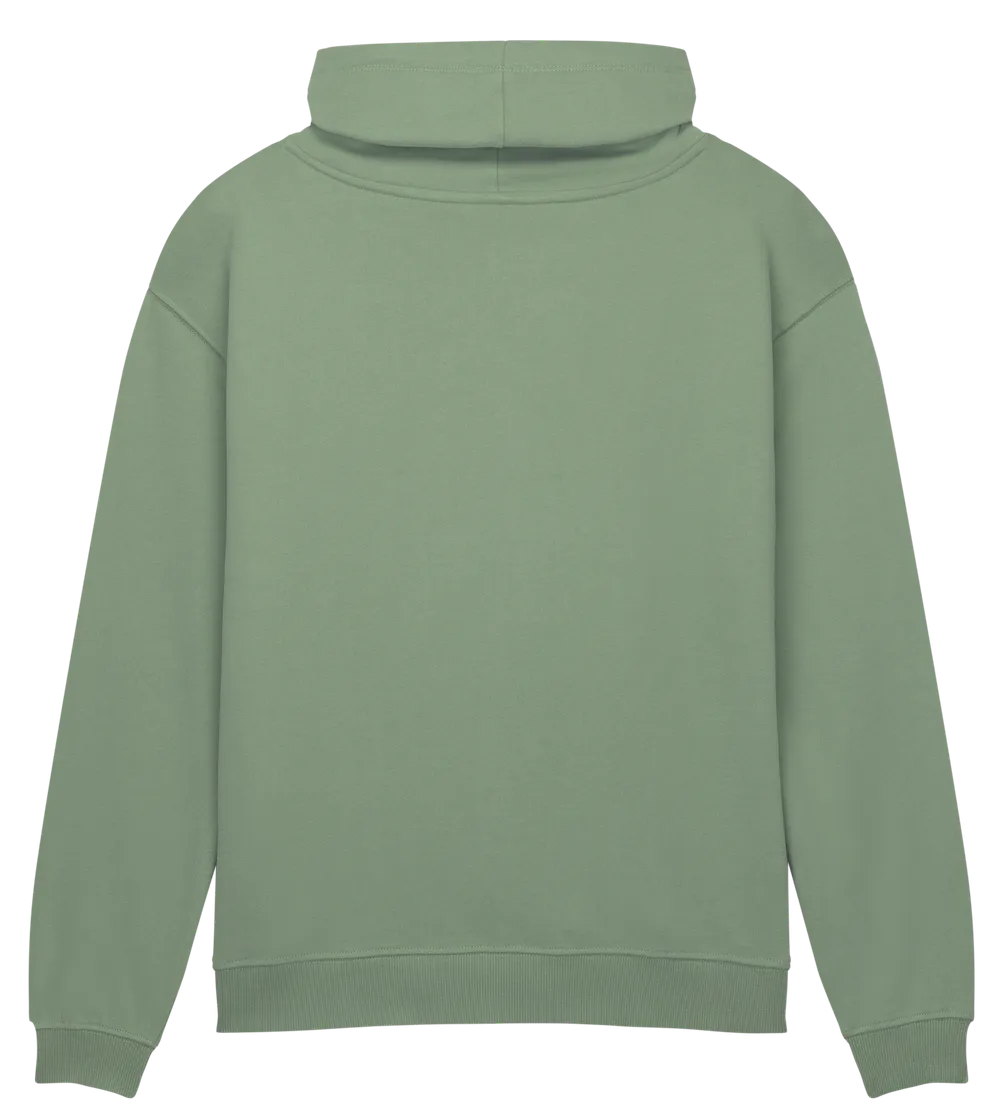 EP315-SUBGR2 - Women's Funnel Neck Sweatshirt - Sueded Bamboo Green