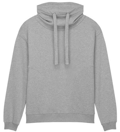 EP315-SULHE2 - Women's Funnel Neck Sweatshirt - Sueded Light Heather