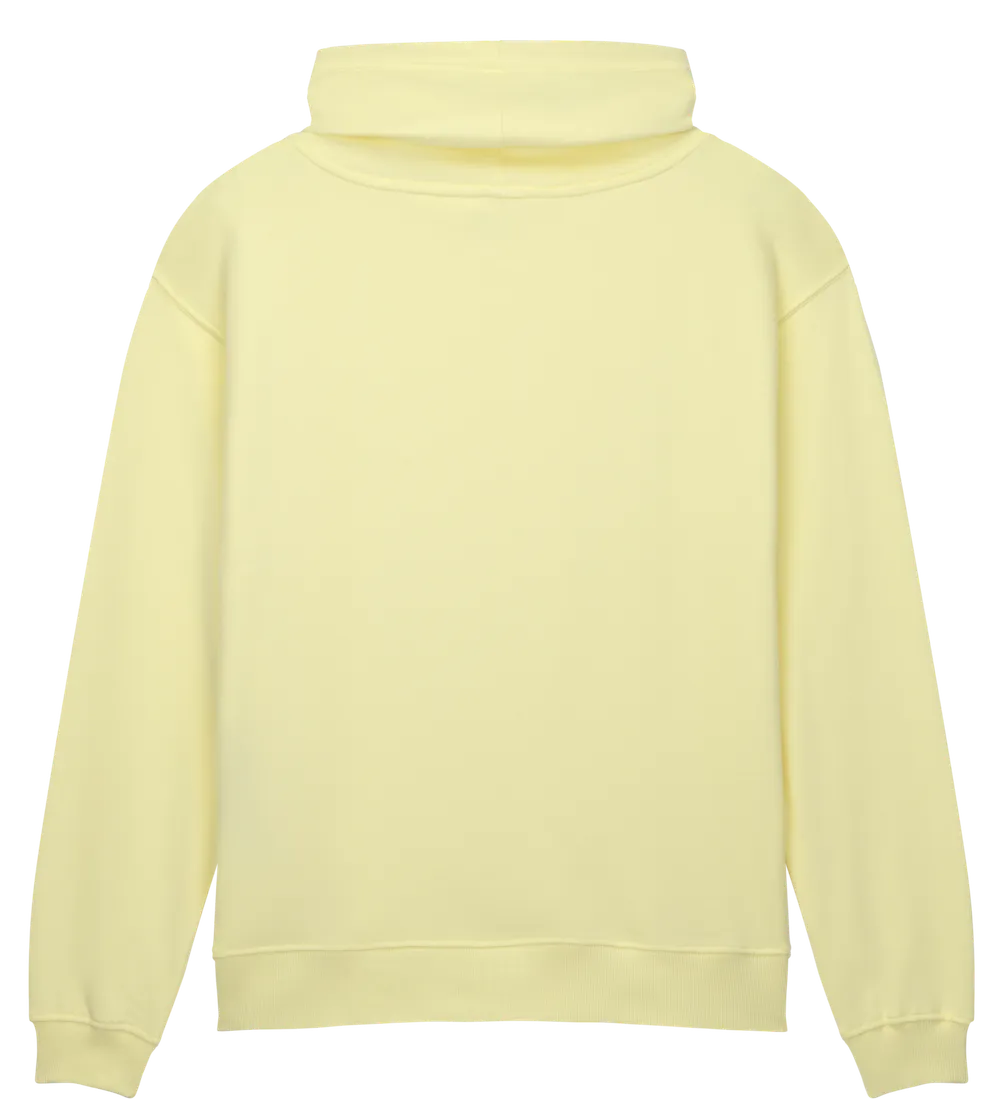 EP315-SUPLE0 - Women's Funnel Neck Sweatshirt - Sueded Pale Lemon