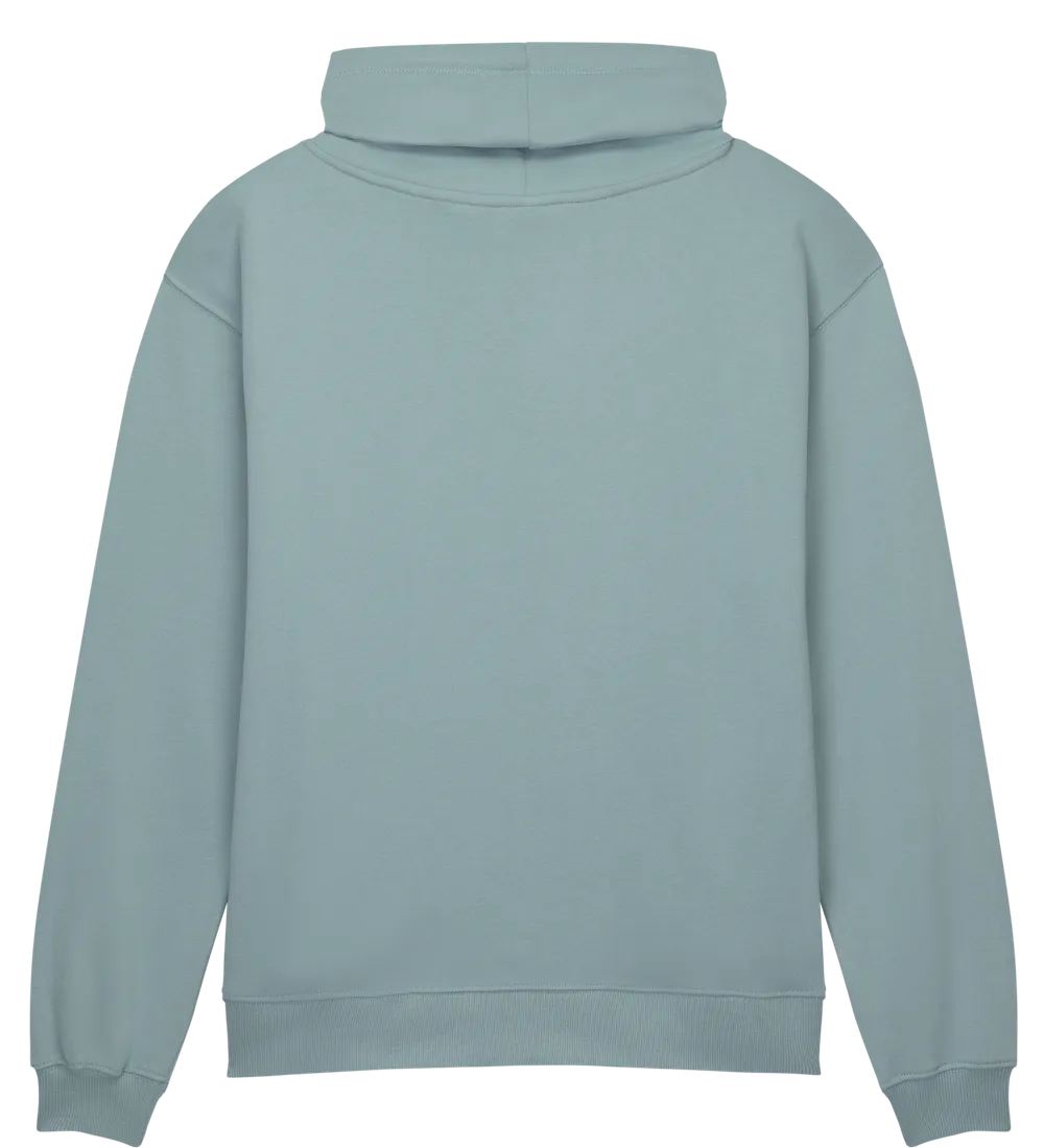 EP315-SUSLGR3 - Women's Funnel Neck Sweatshirt - Sueded Slate Green