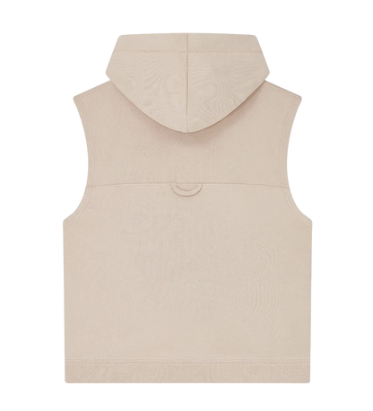 EP316-SUFA0 - Women's Athleisure Hooded Tank - Sueded Fawn