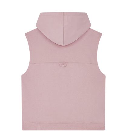 EP316-SUPR5 - Women's Athleisure Hooded Tank - Sueded Miami Pink