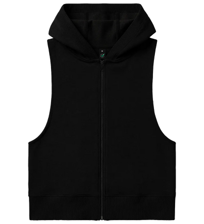 EP318-BL2 - Women's Sleeveless Hoodie - Black