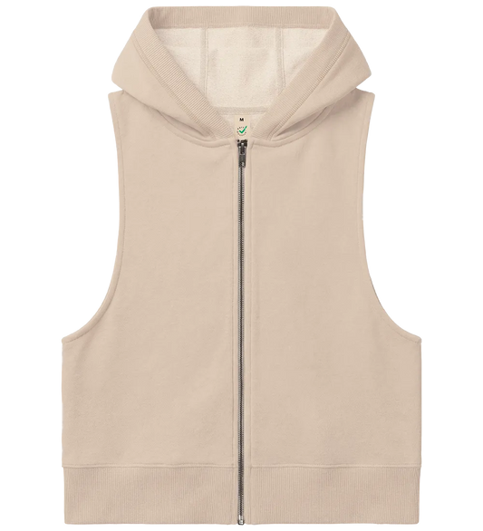 EP318-FA2 - Women's Sleeveless Hoodie - Fawn