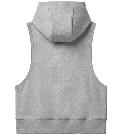 EP318-LHE4 - Women's Sleeveless Hoodie - Light Heather