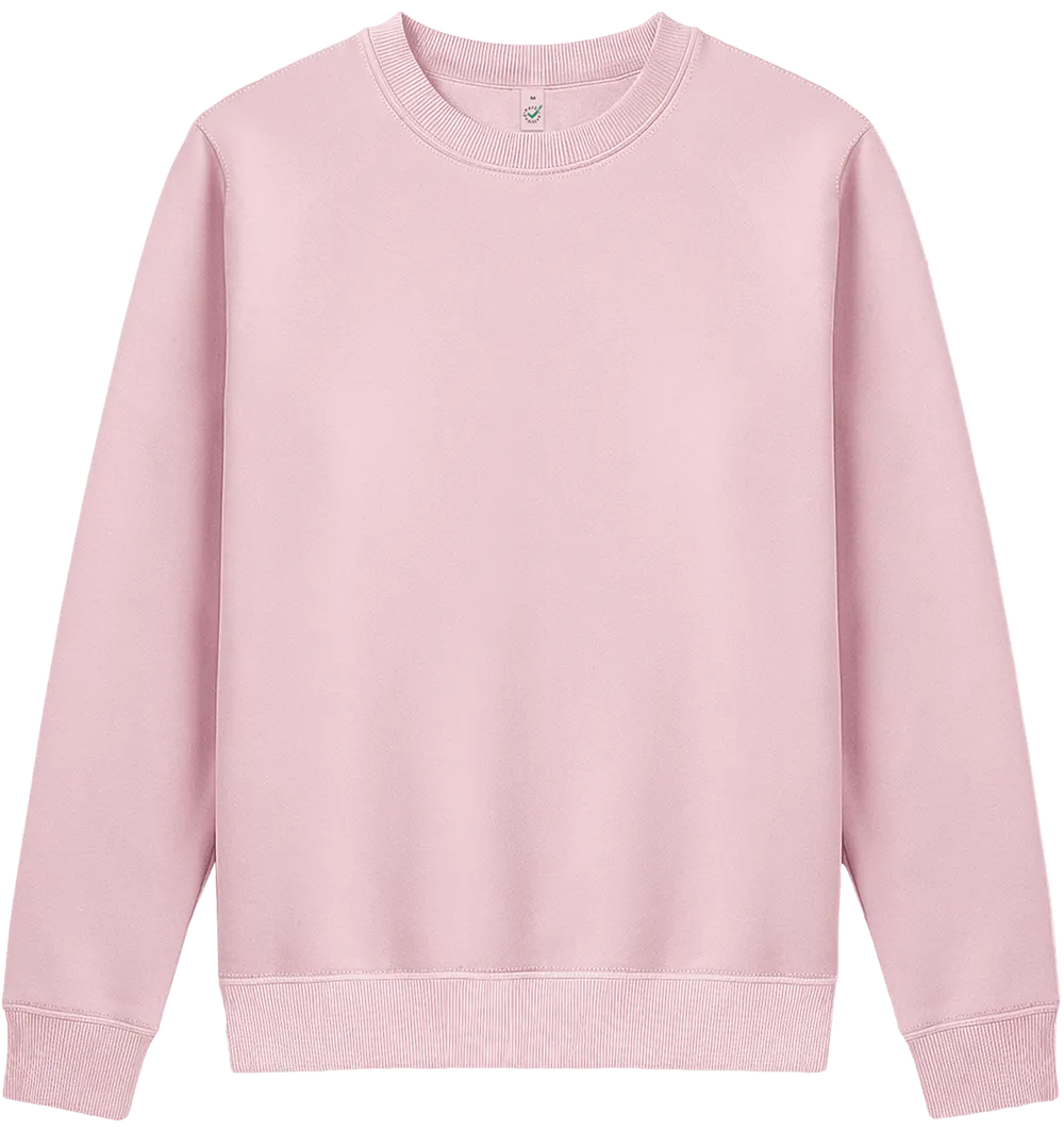 EP319-BP00 - Women’s Crew Neck Sweatshirt - Baby Pink