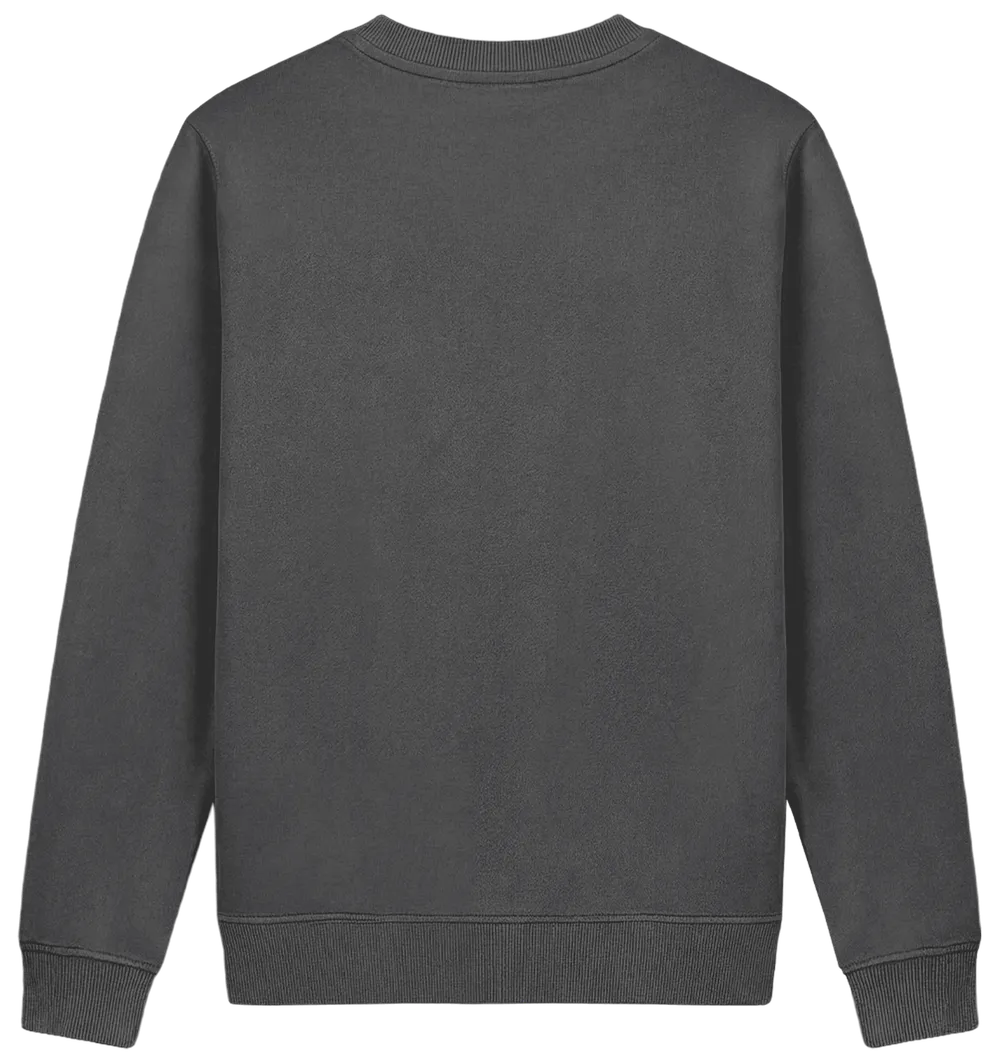 EP319-SGY2 - Women’s Crew Neck Sweatshirt - Stone Washed Grey