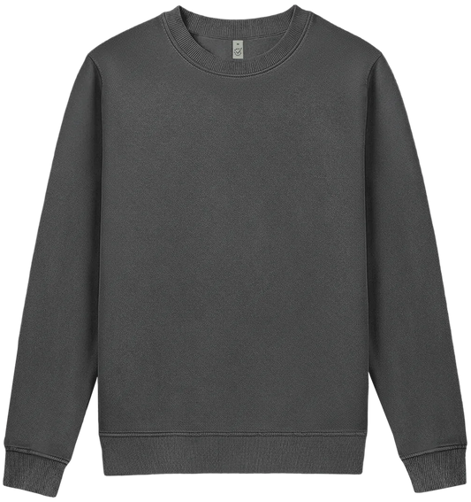 EP319-SGY0 - Women’s Crew Neck Sweatshirt - Stone Washed Grey