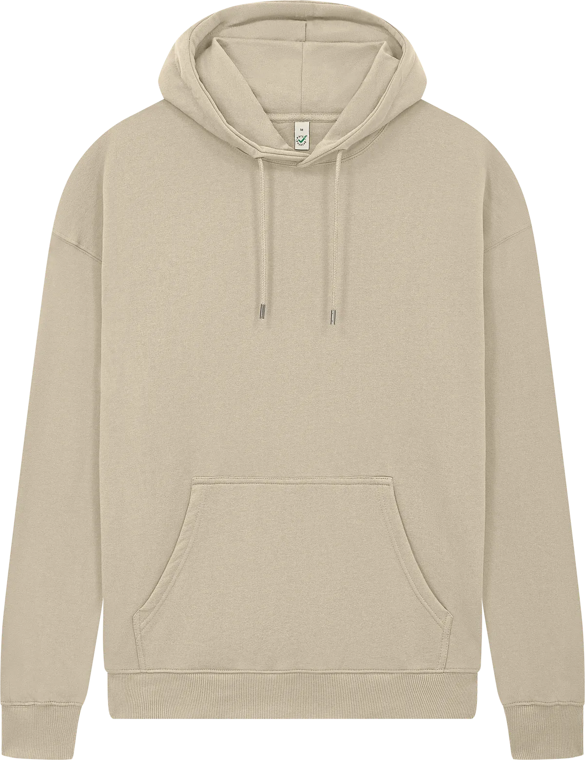 EP31P-SA1 - Earth Positive® Heavy Pullover Hoodie - Light Beige (Sand)