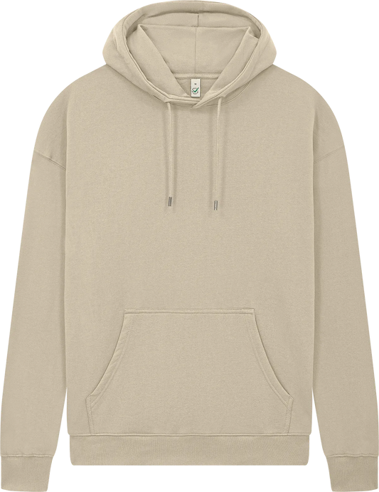 EP31P-SA1 - Earth Positive® Heavy Pullover Hoodie - Light Beige (Sand)