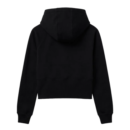 EP320-BL1 - Women's Cropped Hoodie - Black
