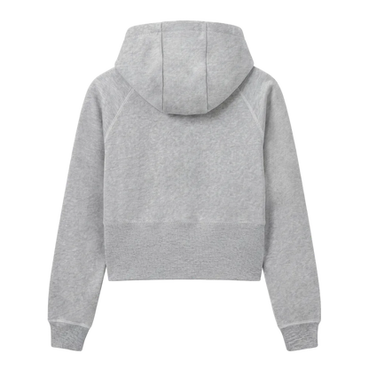 EP320-LHE2 - Women's Cropped Hoodie - Light Heather