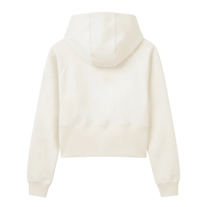 EP320-WM4 - Women's Cropped Hoodie - Off White