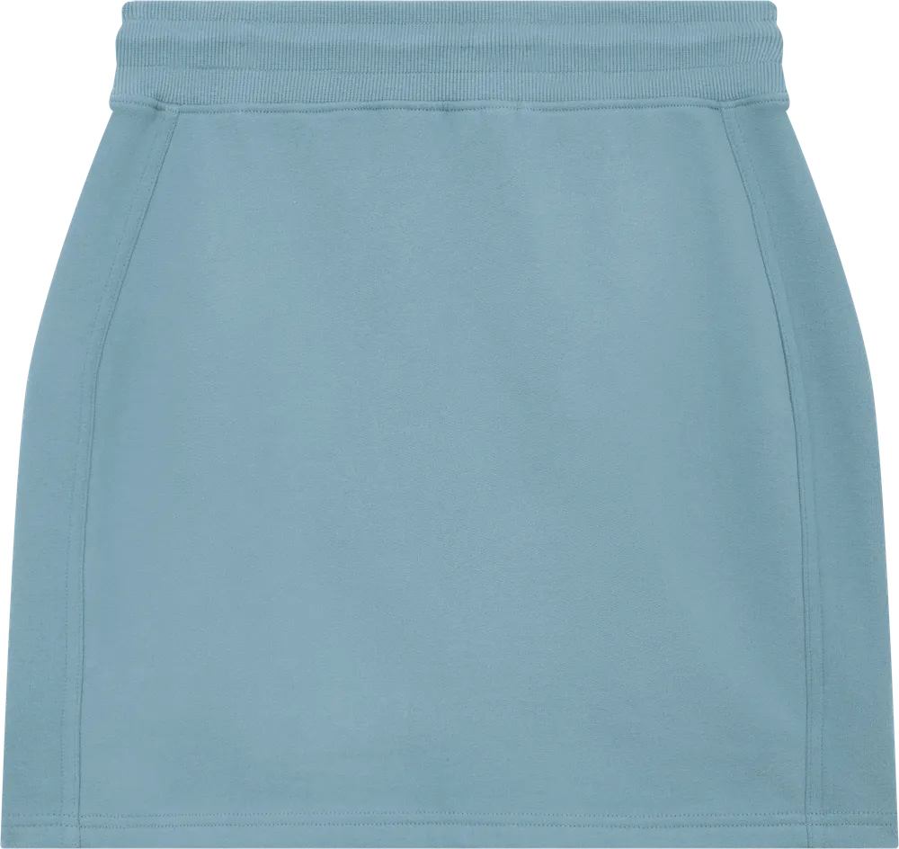 EP343-SUBD2 - Sweat Skirt - Sueded Blue Dusk
