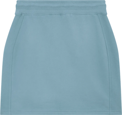 EP343-SUBD1 - Sweat Skirt - Sueded Blue Dusk