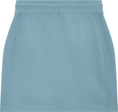 EP343-SUBD3 - Sweat Skirt - Sueded Blue Dusk