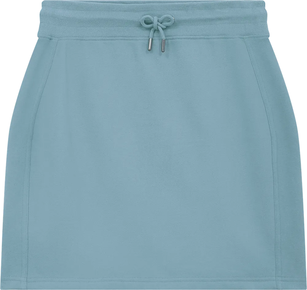 EP343-SUBD4 - Sweat Skirt - Sueded Blue Dusk