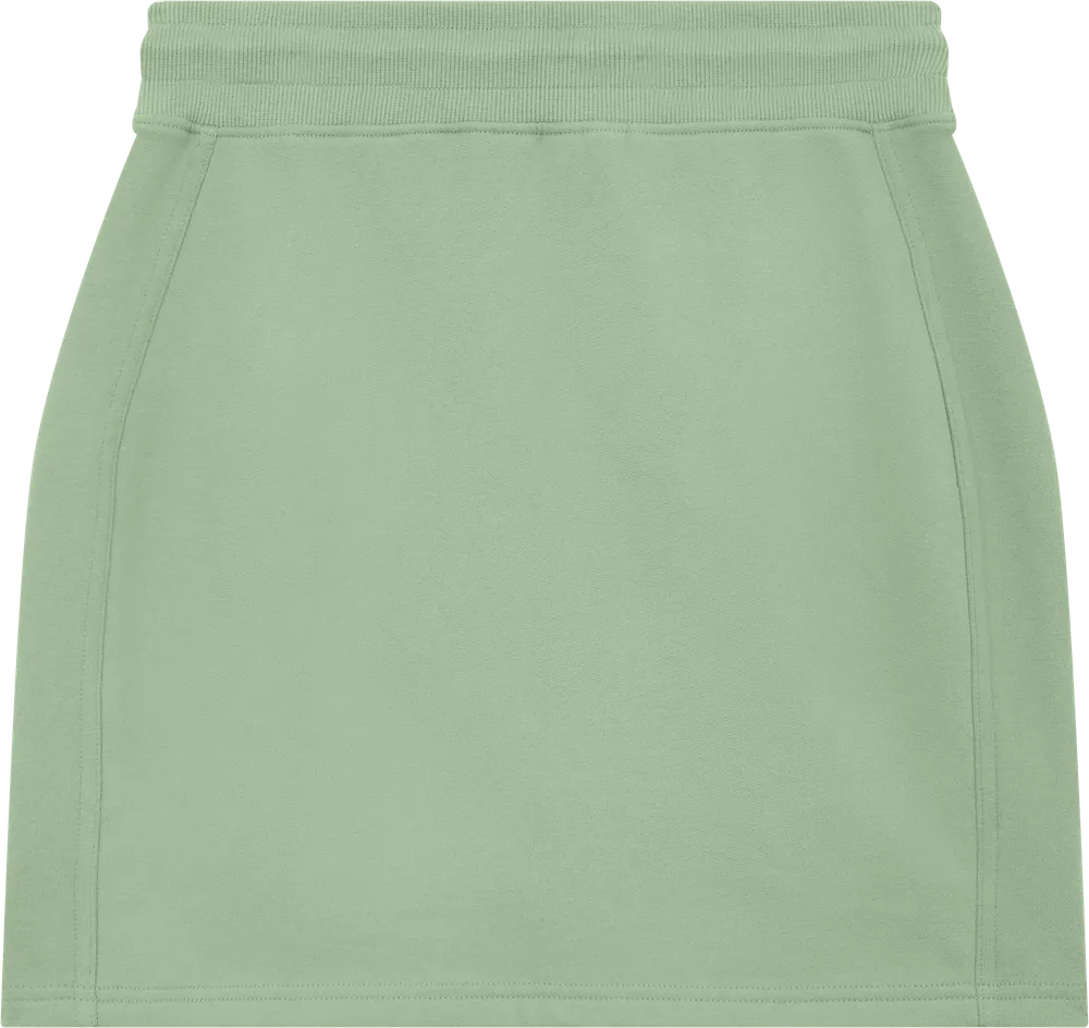 EP343-SUBGR1 - Sweat Skirt - Sueded Bamboo Green
