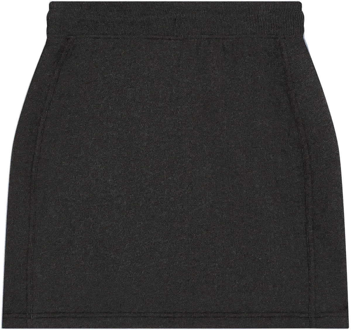 EP343-SUBLHE5 - Sweat Skirt - Sueded Black Heather