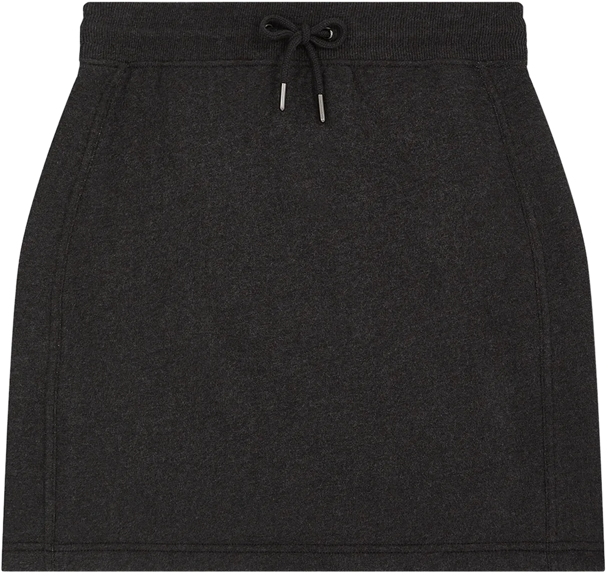 EP343-SUBLHE0 - Sweat Skirt - Sueded Black Heather