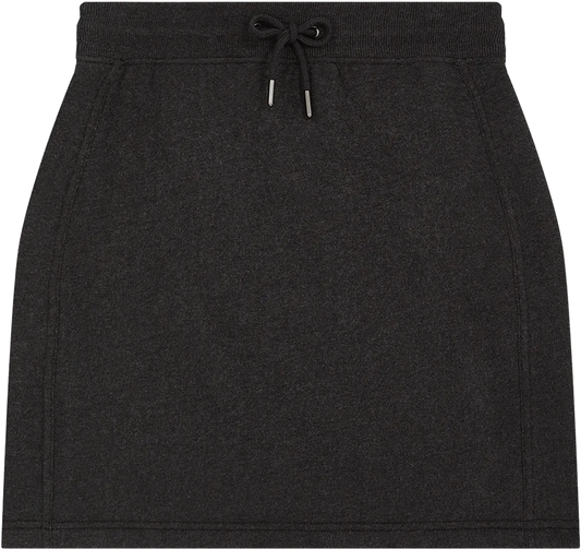 EP343-SUBLHE2 - Sweat Skirt - Sueded Black Heather