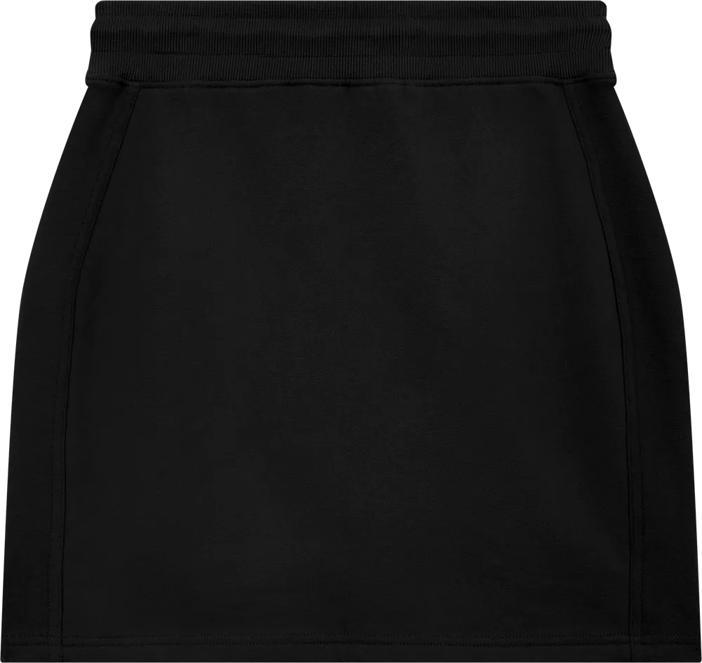 EP343-SUBL2 - Sweat Skirt - Sueded Black