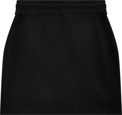 EP343-SUBL2 - Sweat Skirt - Sueded Black
