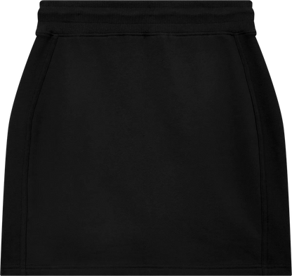 EP343-SUBL2 - Sweat Skirt - Sueded Black