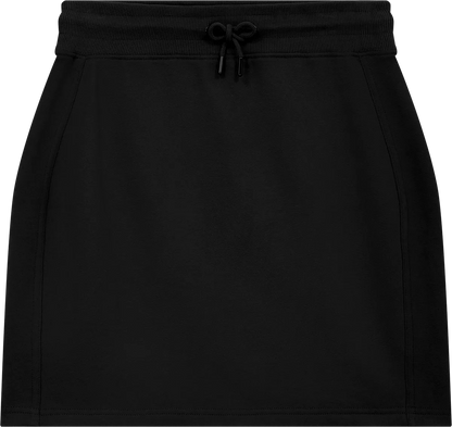 EP343-SUBL2 - Sweat Skirt - Sueded Black