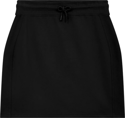 EP343-SUBL4 - Sweat Skirt - Sueded Black