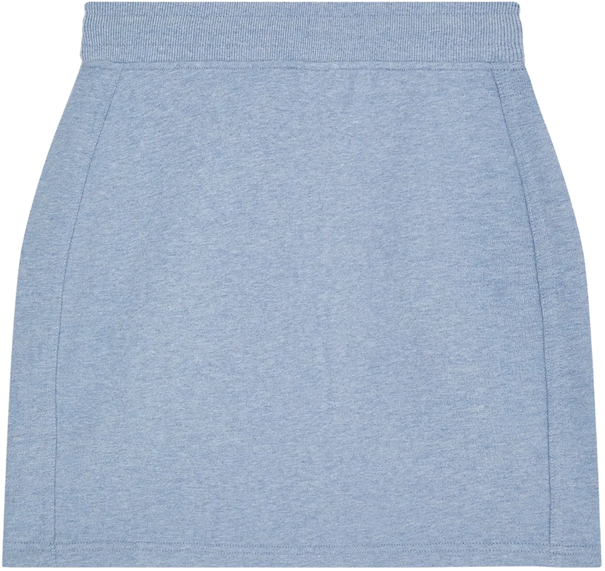 EP343-SULBHE3 - Sweat Skirt - Sueded Light Blue Heather