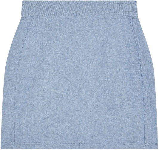 EP343-SULBHE2 - Sweat Skirt - Sueded Light Blue Heather