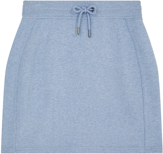 EP343-SULBHE3 - Sweat Skirt - Sueded Light Blue Heather