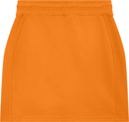 EP343-SUOR5 - Sweat Skirt - Sueded Orange