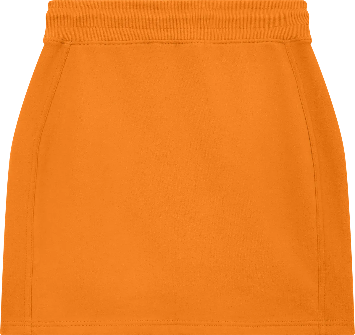 EP343-SUOR5 - Sweat Skirt - Sueded Orange