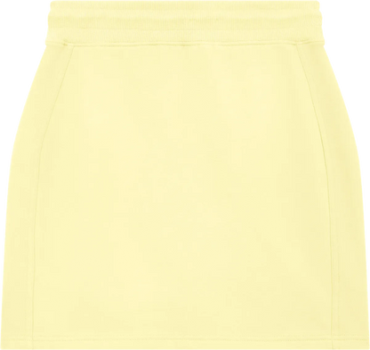 EP343-SUPLE1 - Sweat Skirt - Sueded Pale Lemon