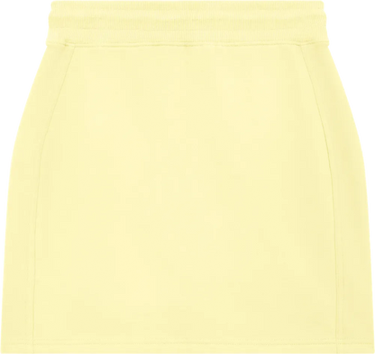 EP343-SUPLE4 - Sweat Skirt - Sueded Pale Lemon