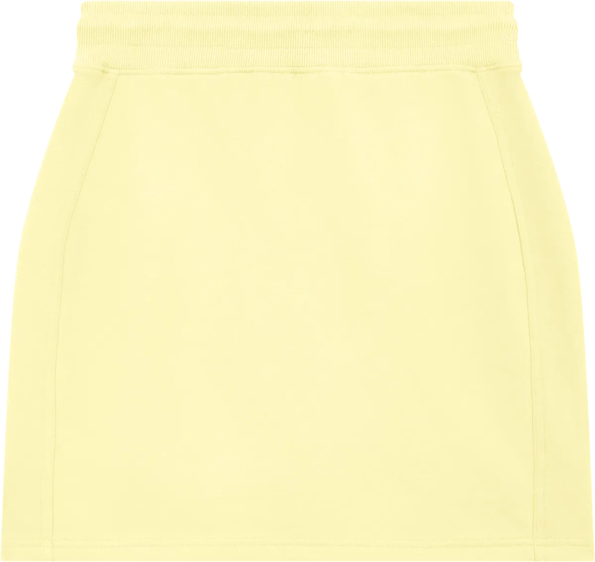 EP343-SUPLE1 - Earth Positive® Sweat Skirt - Sueded Pale Lemon