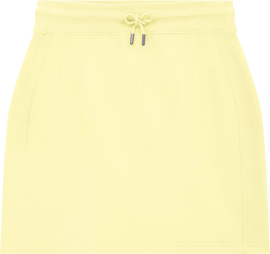 EP343-SUPLE4 - Sweat Skirt - Sueded Pale Lemon