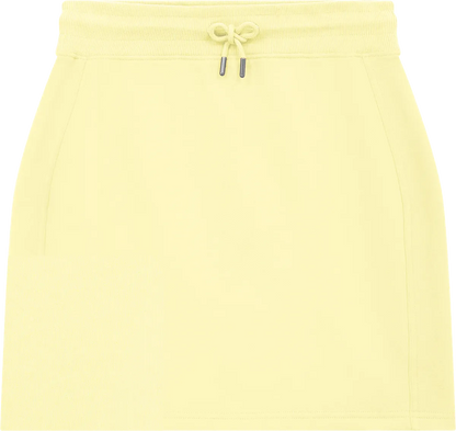 EP343-SUPLE1 - Earth Positive® Sweat Skirt - Sueded Pale Lemon