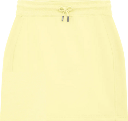 EP343-SUPLE4 - Sweat Skirt - Sueded Pale Lemon