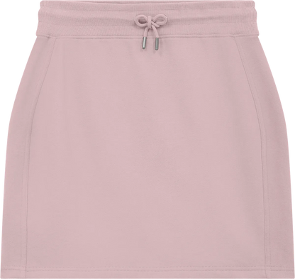 EP343-SUPR0 - Earth Positive® Sweat Skirt - Sueded Miami Pink