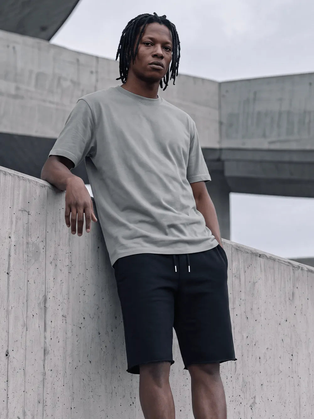 EP344 - Raw Hem Sweat Shorts
